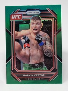 2023 PANINI PRIZM UFC #132 MARVIN VETTORI UNDER CARD GREEN PRIZM #132