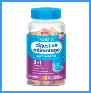 Schiff Probiotic Gummies 120 Count, 1 Billion CFU, Vitamin D, Gluten-Free - Picture 1 of 3