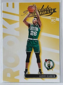 2020-21 Absolute Memorabilia Rookies Yellow #14 Aaron Nesmith RC Boston Celtics