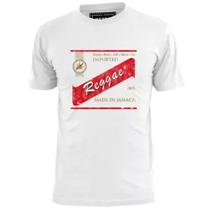 Camiseta reggae a rayas rojas para hombre Weed Spliff Doctor - Imagen 1 de 2