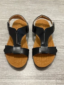 NUEVO SIN ETIQUETAS Groovywish Retro Arco Chanclas T Correa Sandalias Ortopédicas Talla 8 Negro - Imagen 1 de 9