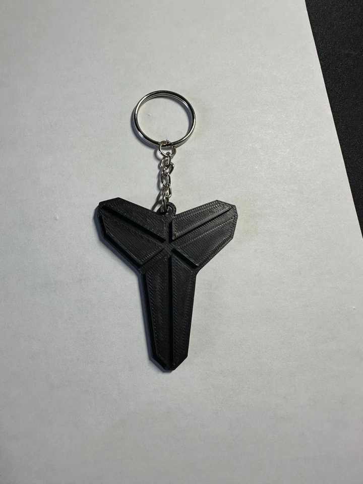 Kobe Bryant Black Mamba Logo Keychain, Accessories Tag, MADE IN USA! - Image 1 of 4