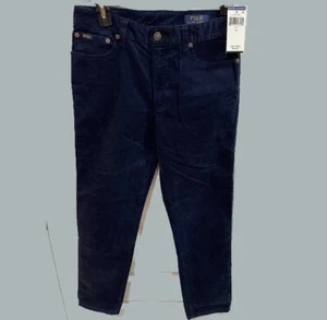 New Boy's youth Polo Ralph Lauren navy blue Corduroy pants size 5 - Picture 1 of 2