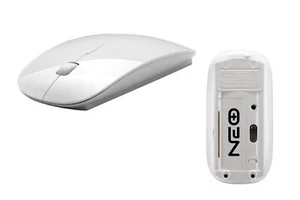 Slim mini souris optique sans fil avec récepteur usb 2.4G pour ordinateurs po... - Photo 1/6