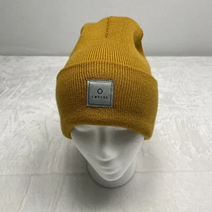 Empyre Beenie Hat Adult Gold Knit Warm One Size Skater Stocking Hat - Picture 1 of 5