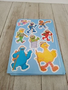 10 Hojas Pegatinas Vintage Años 90 Calle Sésamo Safari Big Bird Cookie Monster Elmo - Imagen 1 de 4