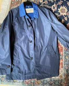 $795 Chaqueta Exterior Burberry Brit 'Kentbury' Acero Azul Repelente al Agua Para Hombres M - Imagen 1 de 13