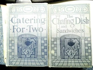 Alice L. James 2 Signed Books: Catering For Two & The Chafing Dish & Sandwiches - Picture 1 of 9