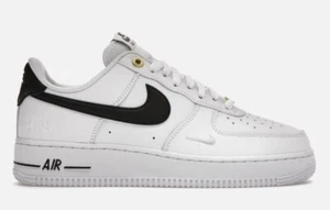 Nike Air Force 1 07 LV8 40th Anniversary - White Black 2022 - DQ7658-100 - SIZE9 - Picture 1 of 6
