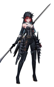 Calcomanía de auto de 6" para anime resistente a la intemperie Vera Punishing: Gray Raven - Imagen 1 de 1