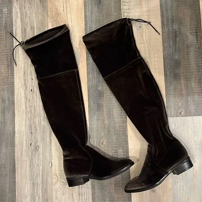 Botas altas Sam Edelman de terciopelo por encima de la rodilla hasta el muslo Talla: 6,5 Foto 1 de 4