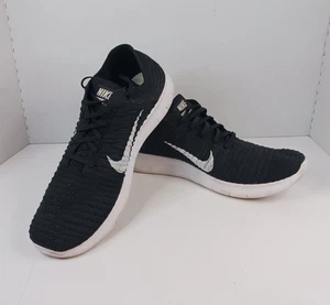 Nike Free RN Flyknit Men's Size 12 US Black White Shoes Sneakers 831069-001 - Picture 1 of 23