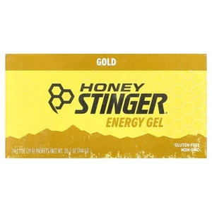 Energy Gel, Gold, 24 Packets, 1.1 oz (31 g) Each - Picture 1 of 3
