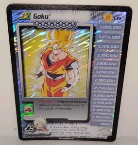 Dbz Dragon Ball Z CCG Tcg Cell Saga Lv 4 Goku #135 HOLO FOIL Ilimitado Raro LP - Imagen 1 de 12