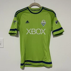Seattle Sounders FC Adidas 2015 Home Green Kit Jersey Shirt Size XL XBOX - Picture 1 of 10