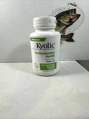 Fórmula de Salud Cardiovascular Kyolic 100 Original 100 Cápsulas Exp 07/27 Foto 1 de 3