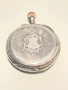 1900er Antik Taschenuhr Cylindre 6 Rubis 800er Silber läuft gut Swiss Made - Bild 1 von 6