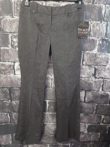 Tracy Evans Limited Slacks Dark Gray Dress Pants Size 5 (30X31) NWT!      [TT35] - Picture 1 of 11