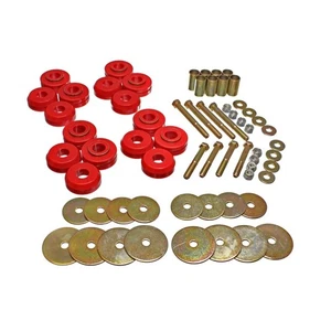 Energy Suspension For Ford Bronco 1968-1977 Body Mount Set - Red | 4.4110R - Picture 1 of 2