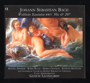 CD ★ Bach : Weltliche Kantaten - Gustav Leonhard ★ Album ALPHA 118 Comme Neuf - Picture 1 of 2