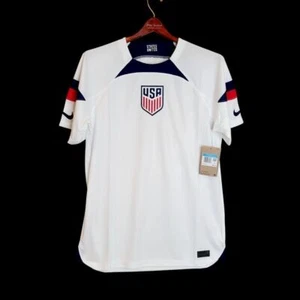 NEW Nike USA 2022/23 USMNT Home Stadium White Jersey Medium DN0706-101 US Soccer - Picture 1 of 9