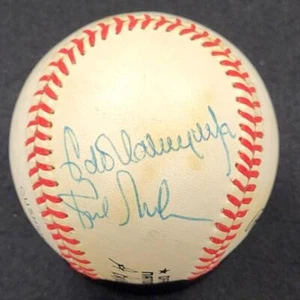 Fernando Valenzuela & Kirk Gibson signed ONL National Baseball auto Beckett BAS - Picture 1 of 5