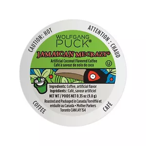 Wolfgang Puck Medium Roast Coffee Jamaica Me Crazy Keurig K-Cups 24Ct White 1Pck - Bild 1 von 9