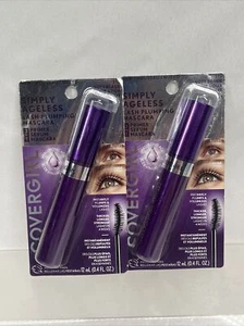 (2) Covergirl 110 SOFT BLACK Simply Ageless Lash Plumping Mascara - Picture 1 of 3