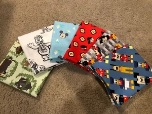Fat Quarter Cotton Fabric 6 FQ bundle Disney Gamer Mickey Pluto Muppets Jungle - Picture 1 of 7