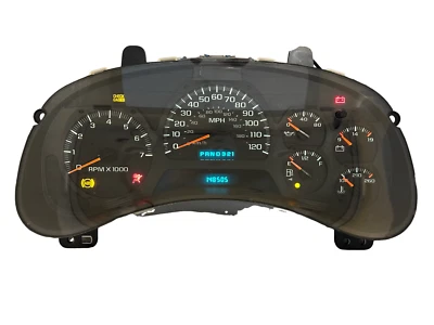 Speedometer Instrument Dash Panel Gauges 02 Chevy Trailblazer 148,505 Miles - Image 1 of 3