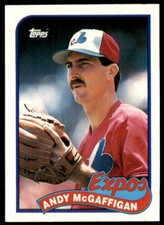 1989 Topps Andy McGaffigan Baseball Cards #278