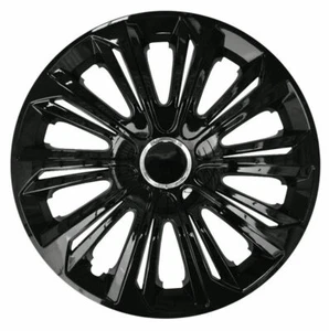 4x15" Wheel trims wheel covers for Citroen C4 black 15" - Picture 1 of 5