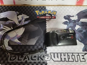 Canon Snappy AF 35mm Point & Shoot Film Camera With Film Black VTG Photography - Picture 1 of 9