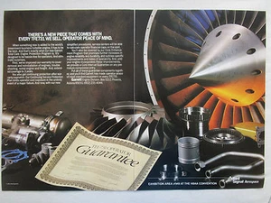10/1990 PUB ALLIED SIGNAL AEROSPACE GARRETT TFE 731 TURBOFAN ENGINE ORIGINAL AD - Imagen 1 de 1
