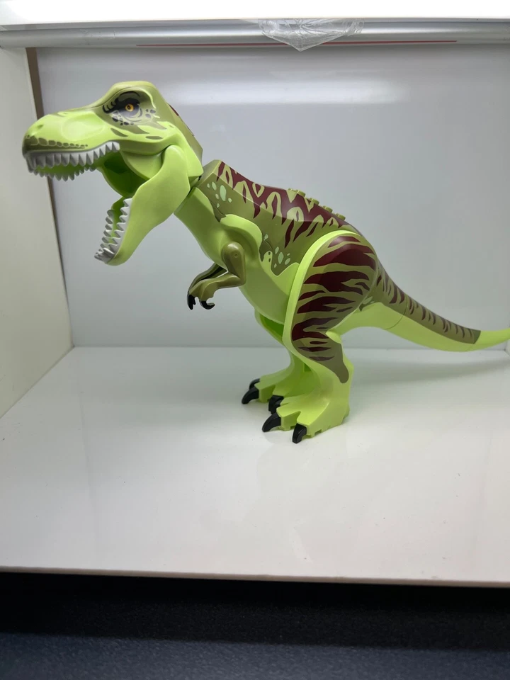 LEGO Yellowish Green Dinosaur Tyrannosaurus rex with Olive Green Back REAL LEGO - Image 1 of 4