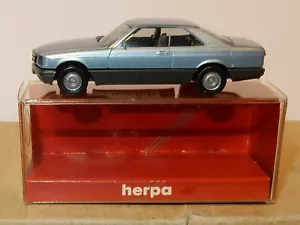 MICRO HERPA HO 1/87 MERCEDES-BENZ 560 SEC BLEU GLACIER METAL in box - Foto 1 di 7