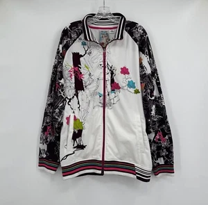 Chaqueta Artful Dodger Para Hombres Blanca Marrón Pájaro Sangrienta y Hendida Bordada Talla 3X - Imagen 1 de 11