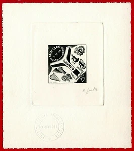Monaco 1959 #435, Artist Signed Die Proof, UNESCO Headquarter at Paris - Picture 1 of 1