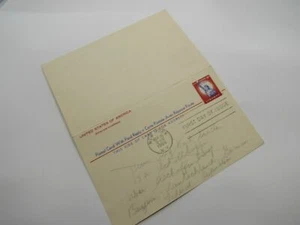 USPS Scott UY16 4c Red Statue of Liberty First Day of Issue Postal Reply Card - Picture 1 of 7