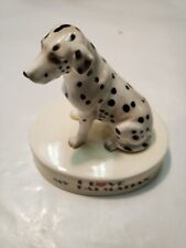Figurka psa dalmatyńskiego ceramiczna I Love My Dalmation Dog George GOOD Japonia 3,5 cala