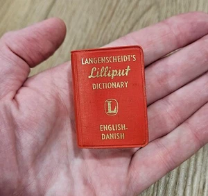 Very Nice Vintage Langenscheidt's Lilliput Dictionary English-Danish (Undated) - Imagen 1 de 11