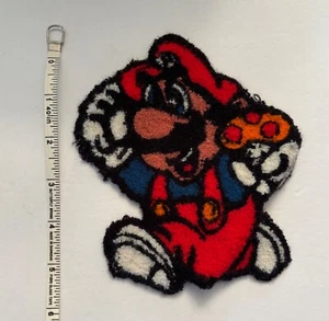 Vintage Handmade Chenille Super Mario Bros. Patch Colorful Nintendo Character - Picture 1 of 12