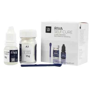 SDI Riva Luting Antimicrobial Glass Ionomer Luting Cement 15g/8g II Free Ship - Picture 1 of 3