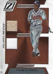 Andruw Jones 2005 Donruss Zenith Z-Combos Game Used Bat & Jersey Card #64 99/100