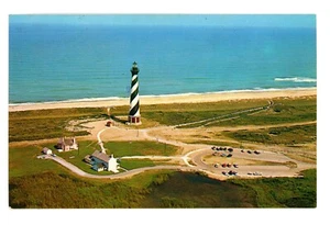 Postal Cabo Hatteras Faro Cementerio del Atlántico Carolina del Norte - Imagen 1 de 2