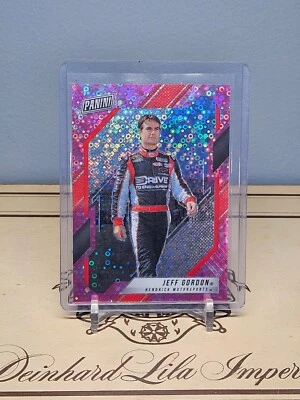 JEFF GORDON Panini VIP Gold Disco Prizm /50 #57 2021 NASCAR - Image 1 of 2