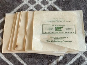 Vintage 1940’s — 60 Unused Princess Brand Butter Wrappers Walsenburg Creamery - Picture 1 of 16