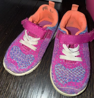 Carters Niñas Bebé Niño Zapatillas Neón Púrpura Caminante G Talla 6 Foto 1 de 4