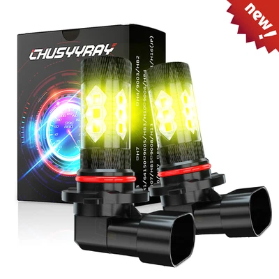 Bombillas antiniebla LED amarillas 3000K para GMC Sierra 1500 2500 HD 3500 Foto 1 de 4