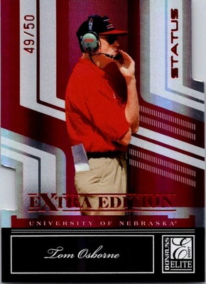 2007 Donruss Elite Extra Edition #75 Tom Osborne Status #/50 - Image 1 of 2